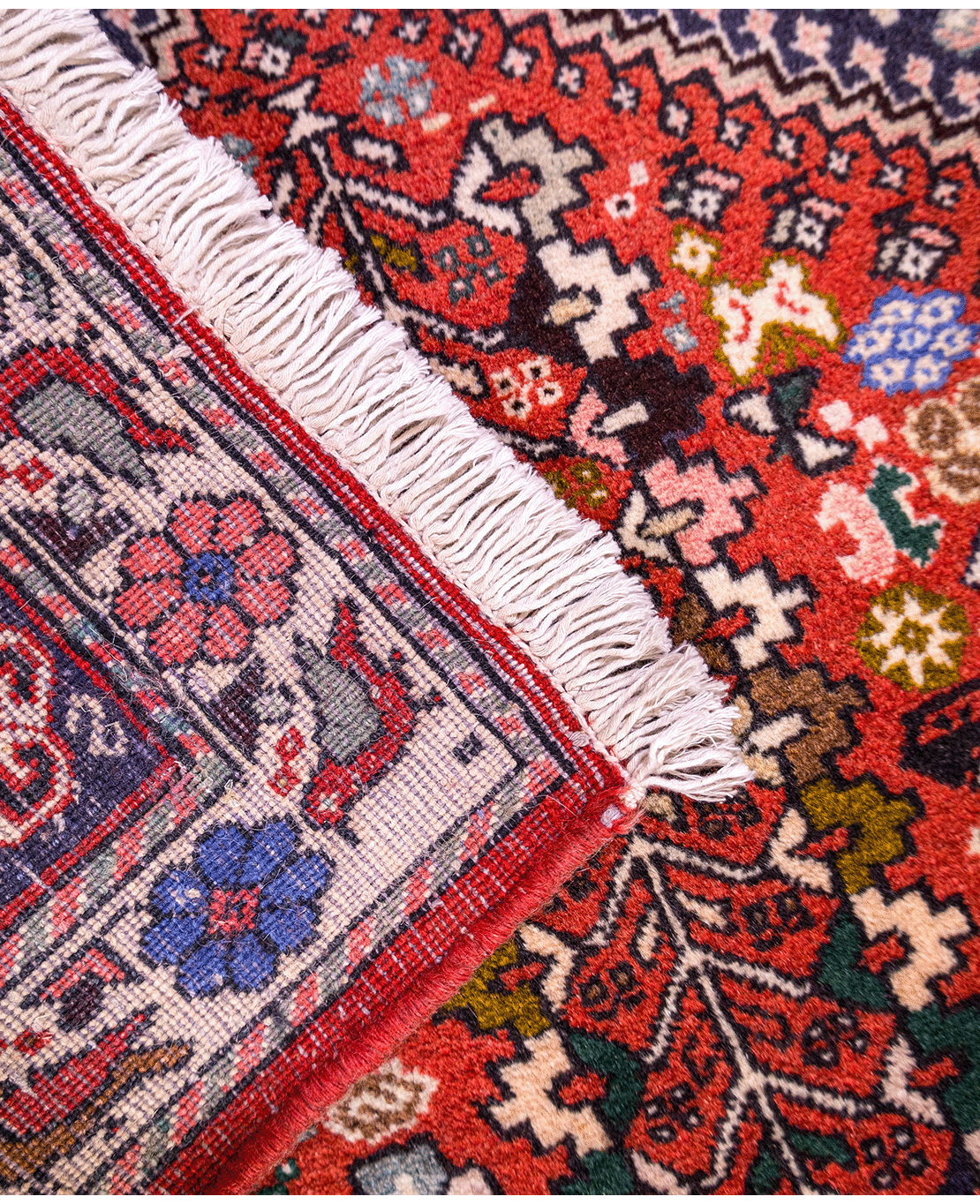 Iranian Abadeh handmade wool rug - Image 4