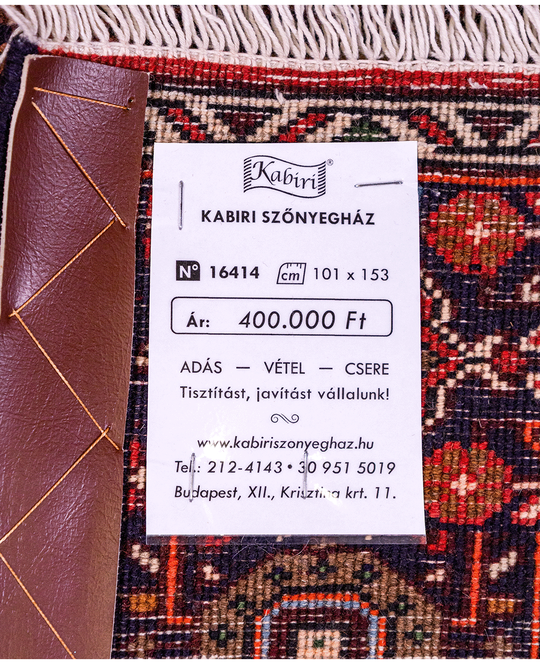 Iranian Tabriz handmade wool rug - Image 6