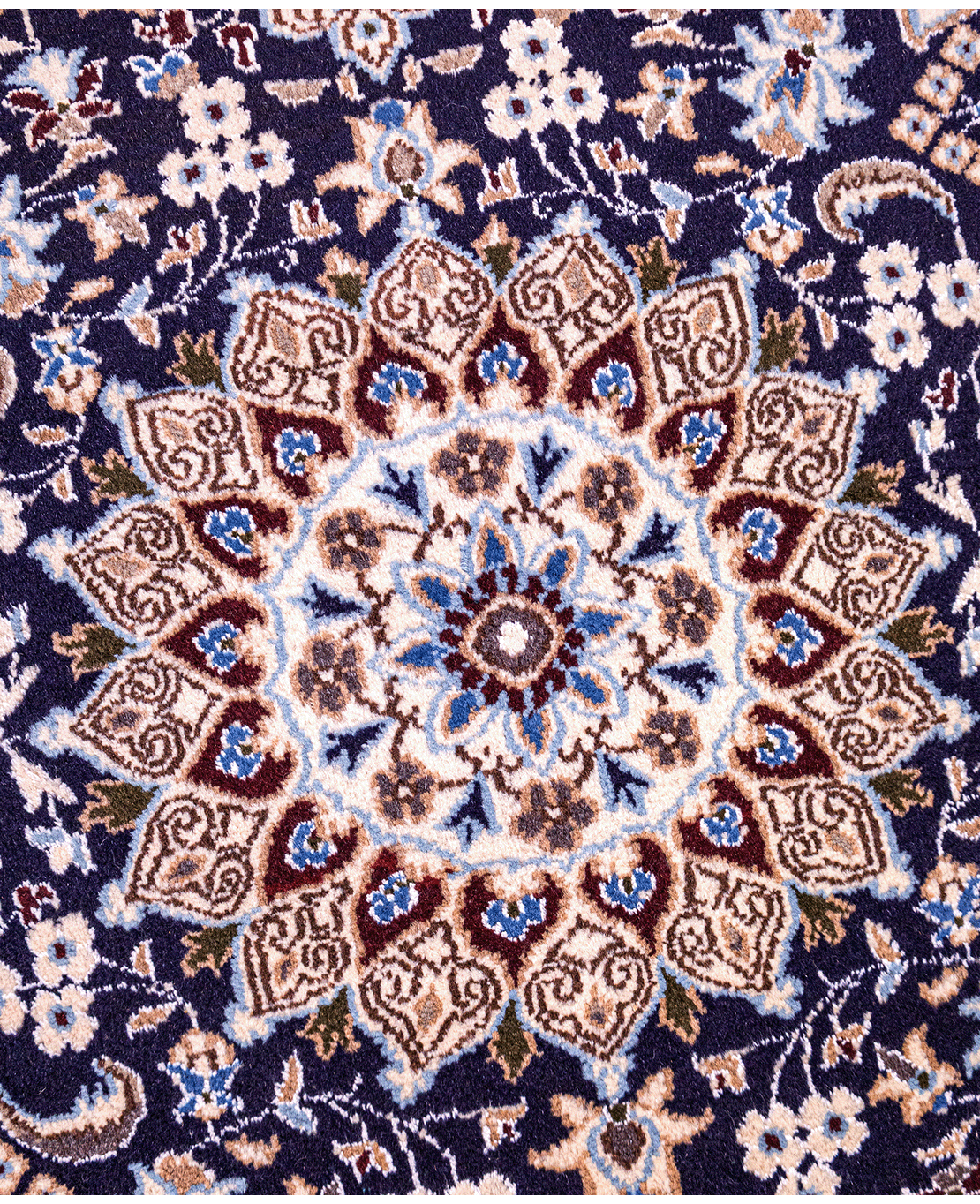 Iranian Nain 0 hand-knotted wool rug - Image 3