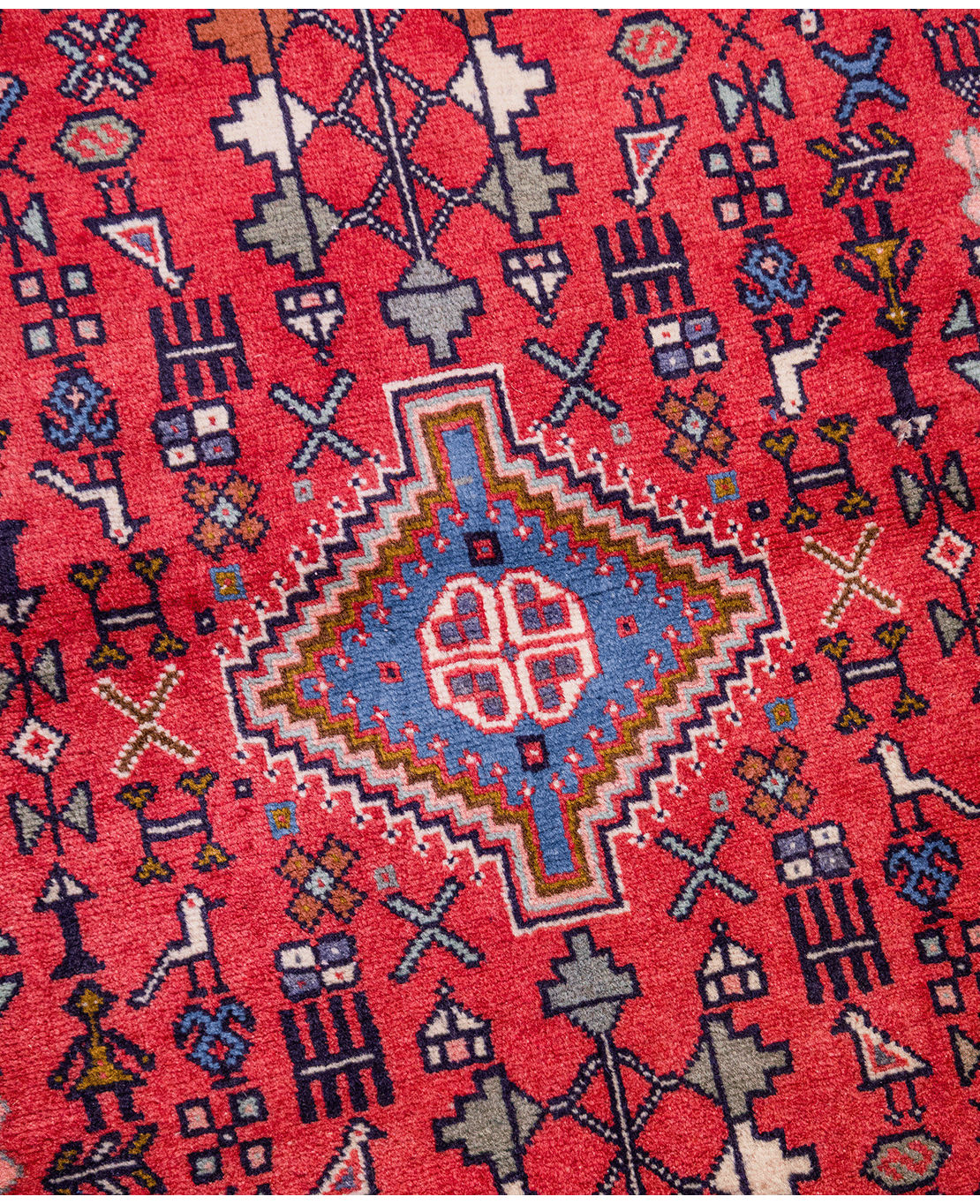 Iranian Abadeh handmade wool rug - Image 3
