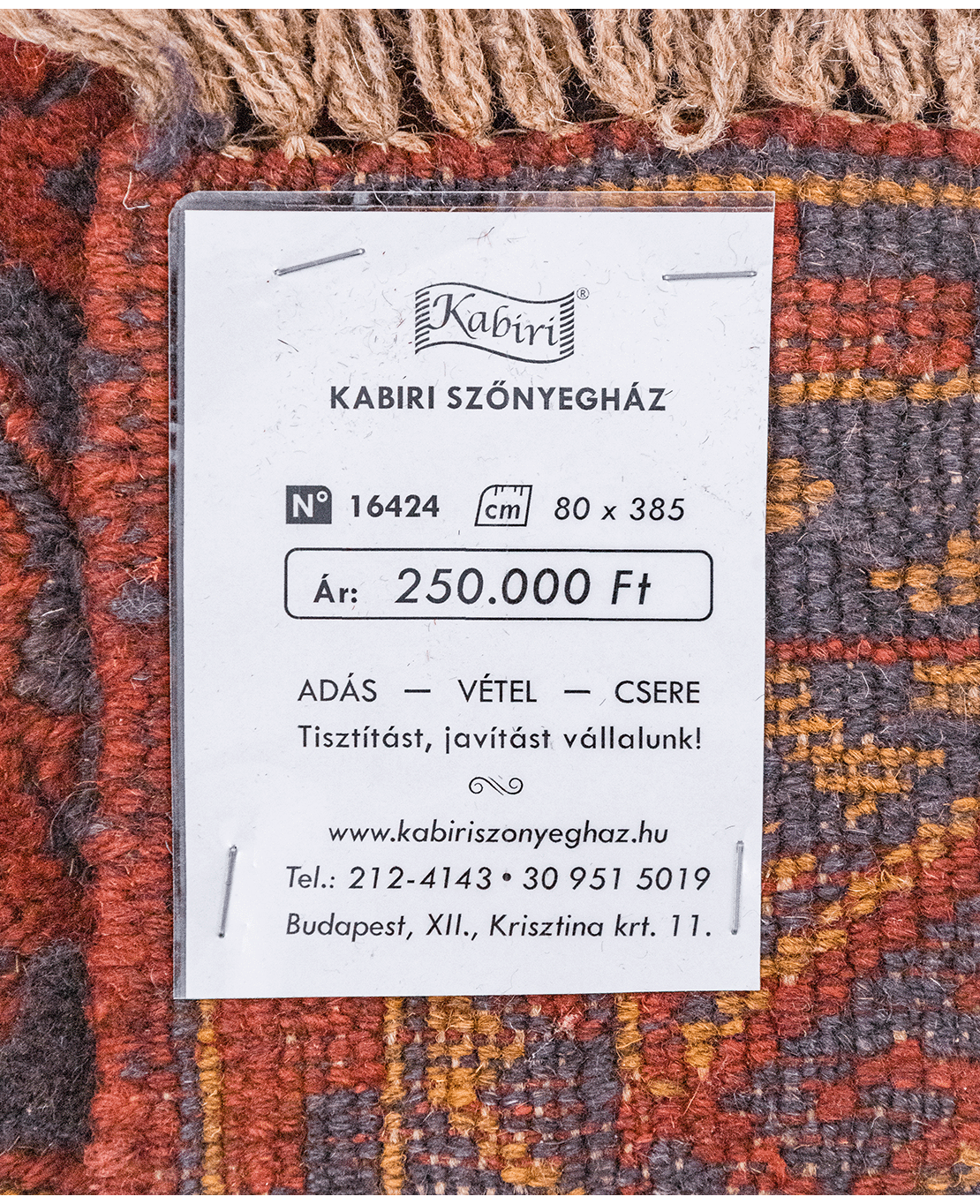 Afghan Nachoni handmade mixed-technique wool rug - Image 6