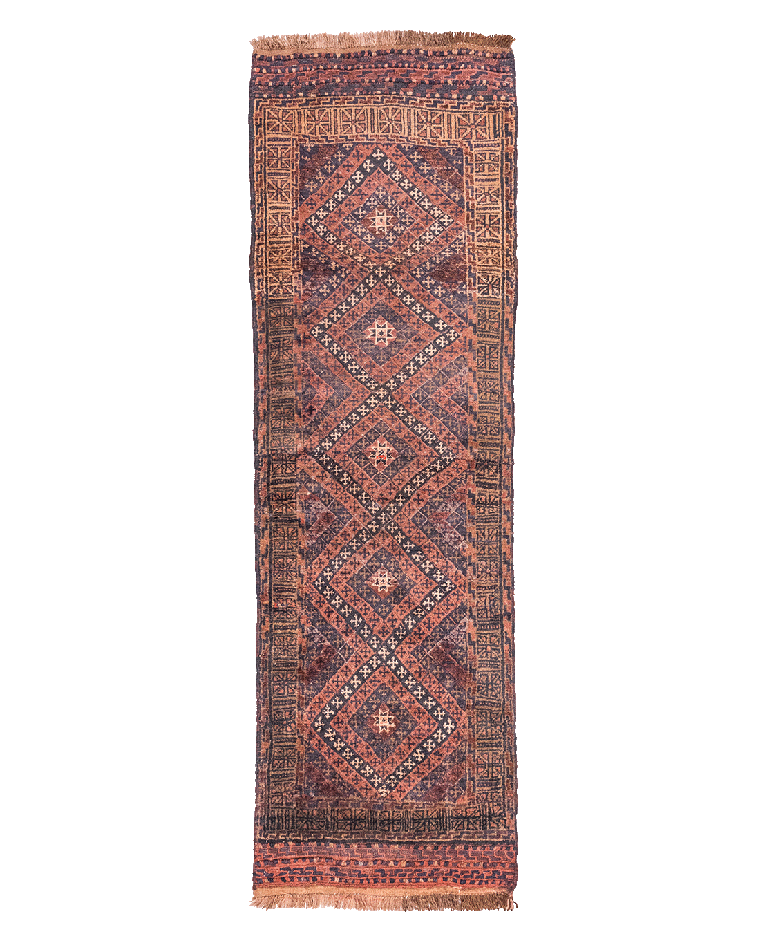 Afghan Nachoni handmade mixed-technique wool rug - Image 2