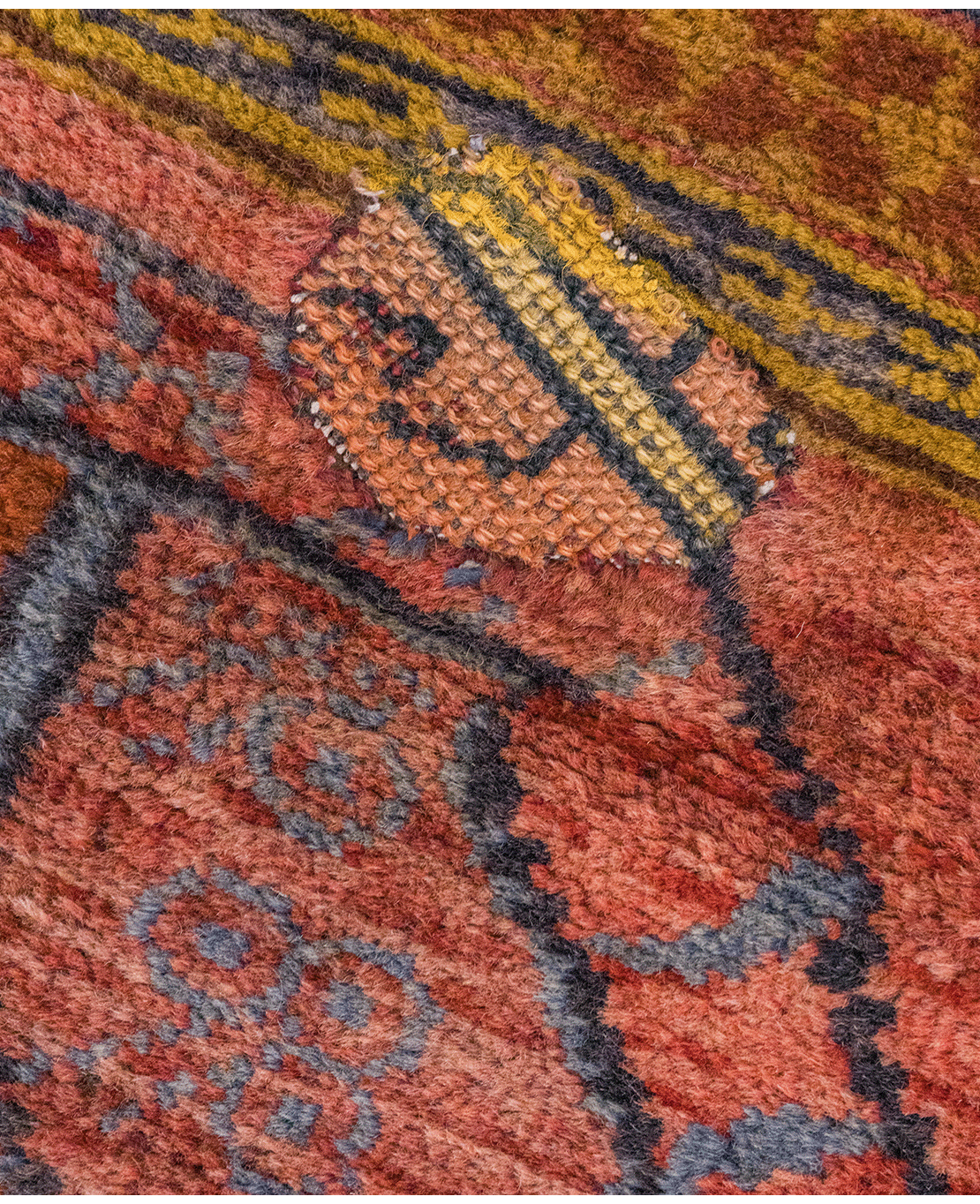 Handmade wool rug from Târgu Mureș - Image 2