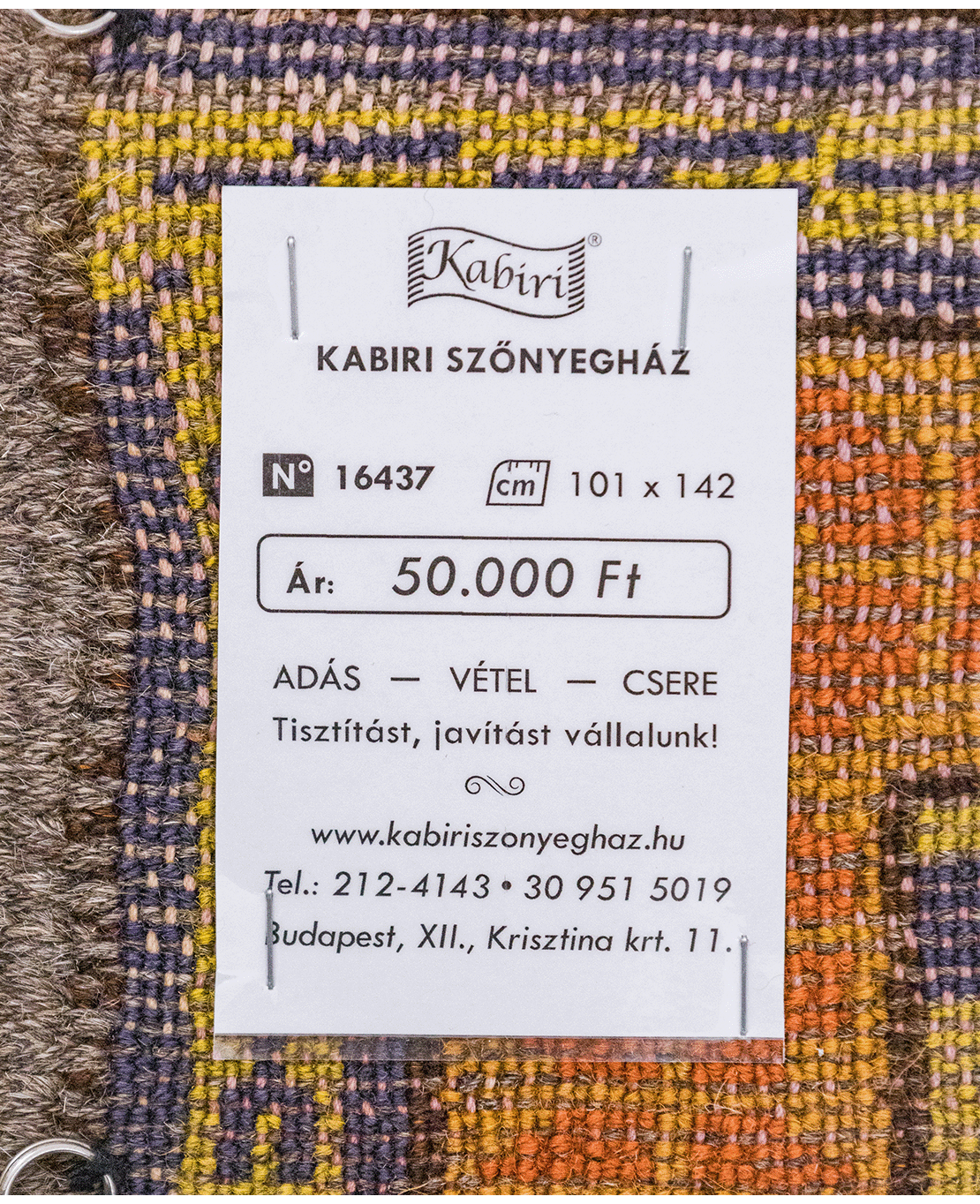 Handmade wool rug from Târgu Mureș - Image 7