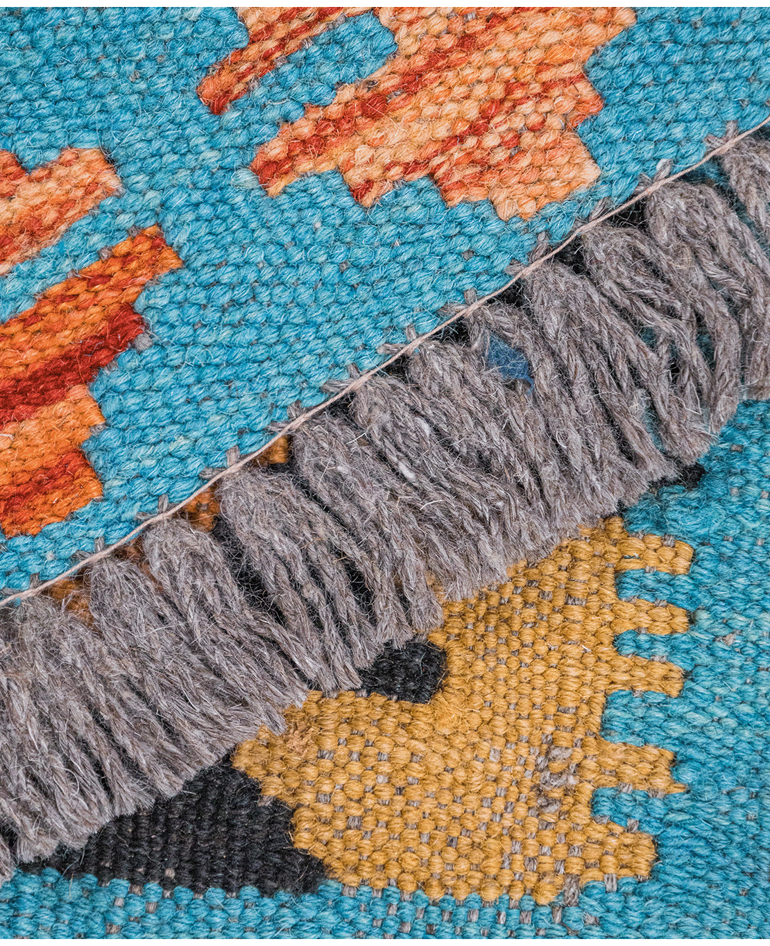 Chobi hand-made wool kilim - Image 3