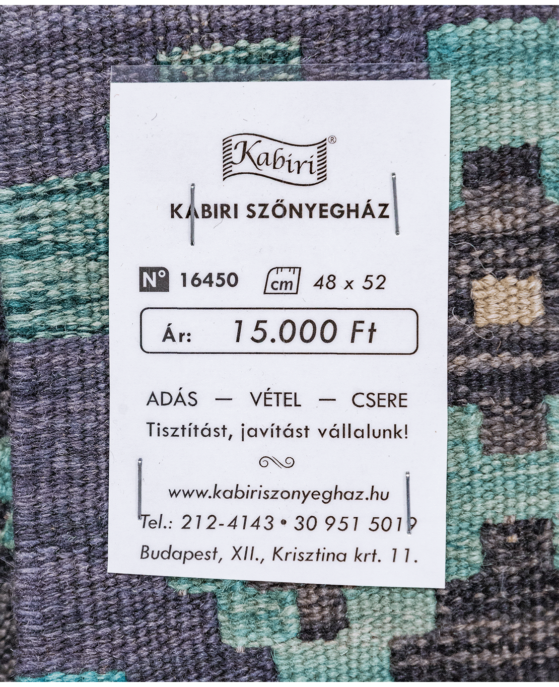 Chobi hand-made wool kilim - Image 4