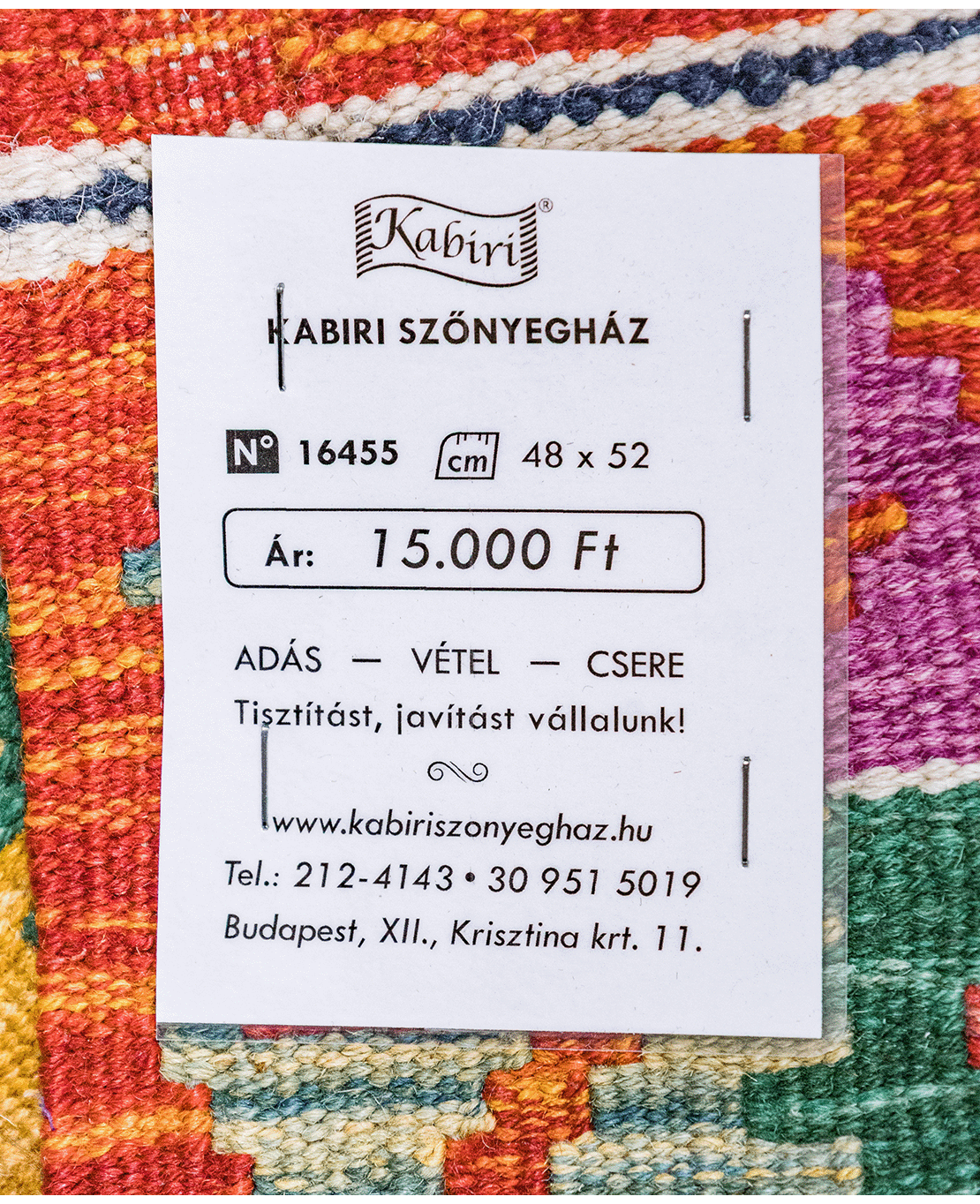 Chobi hand-made wool kilim - Image 4