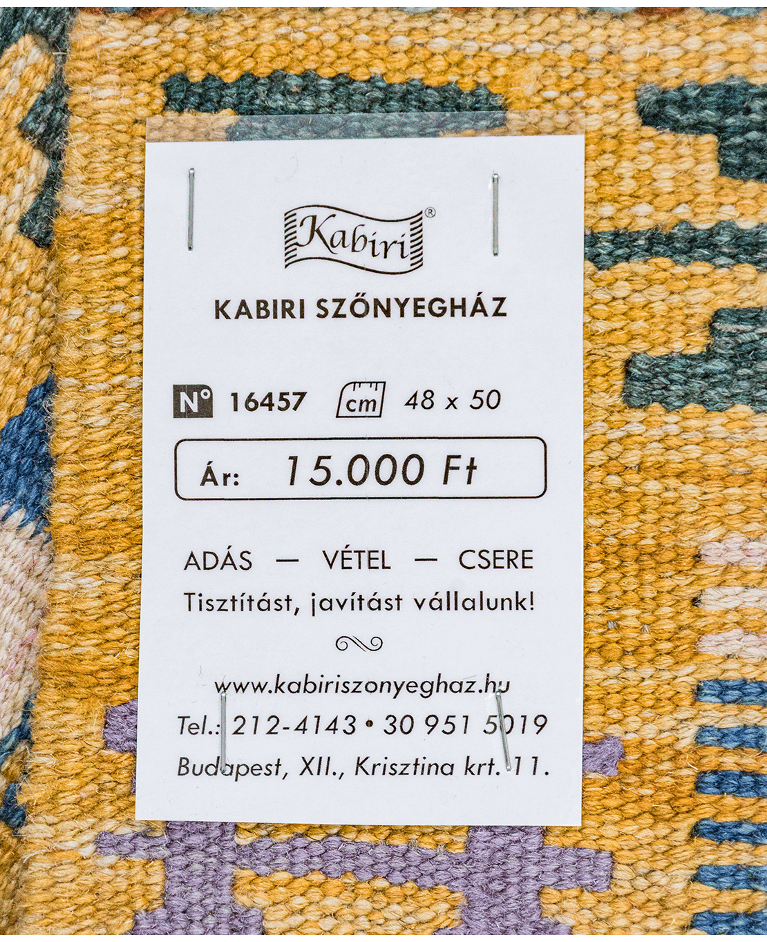 Chobi hand-made wool kilim - Image 4