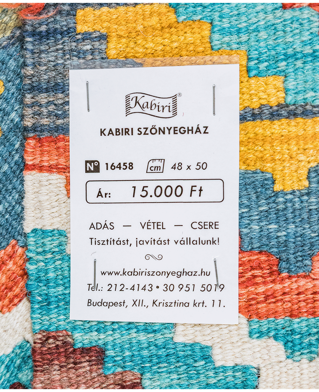 Chobi hand-made wool kilim - Image 4