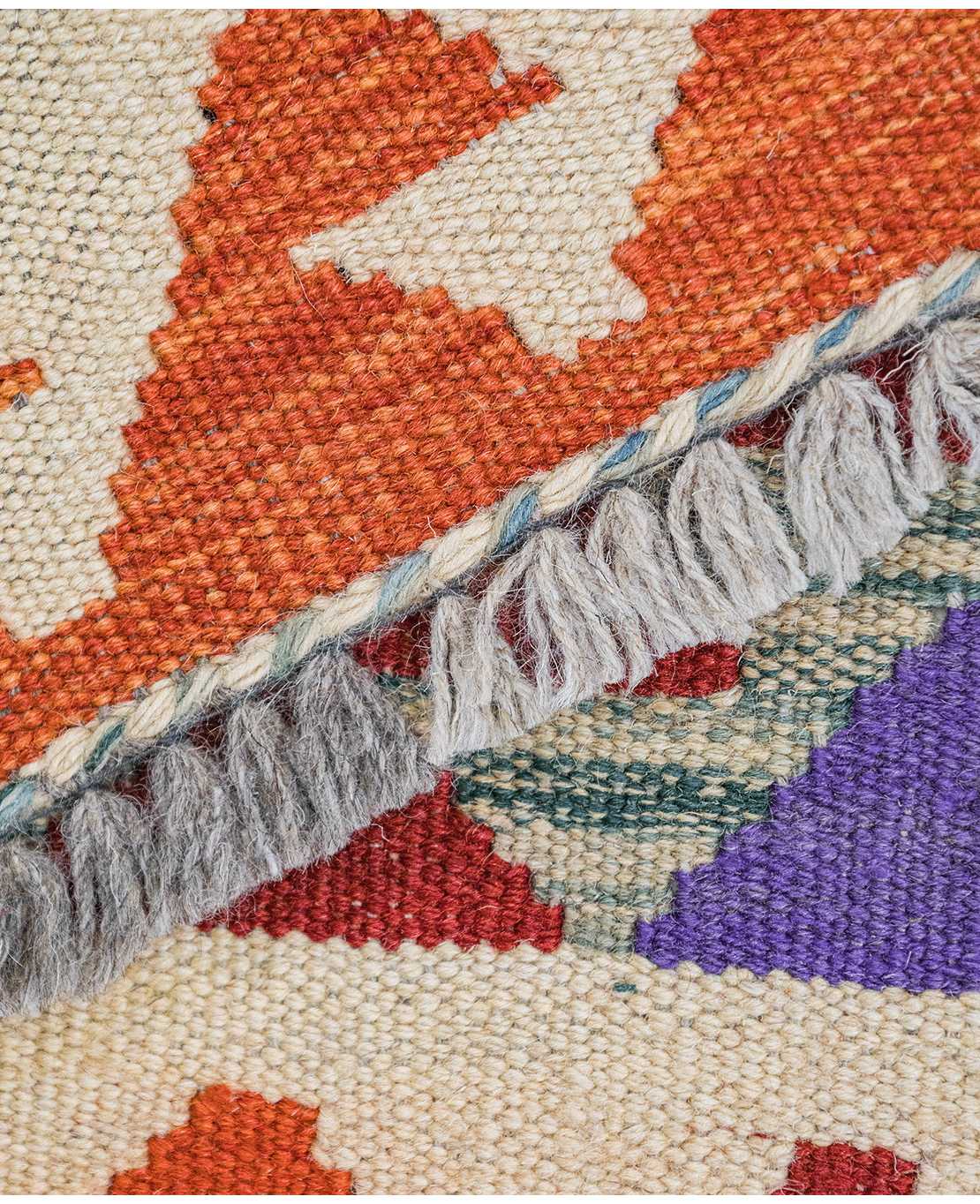 Chobi hand-made wool kilim - Image 3