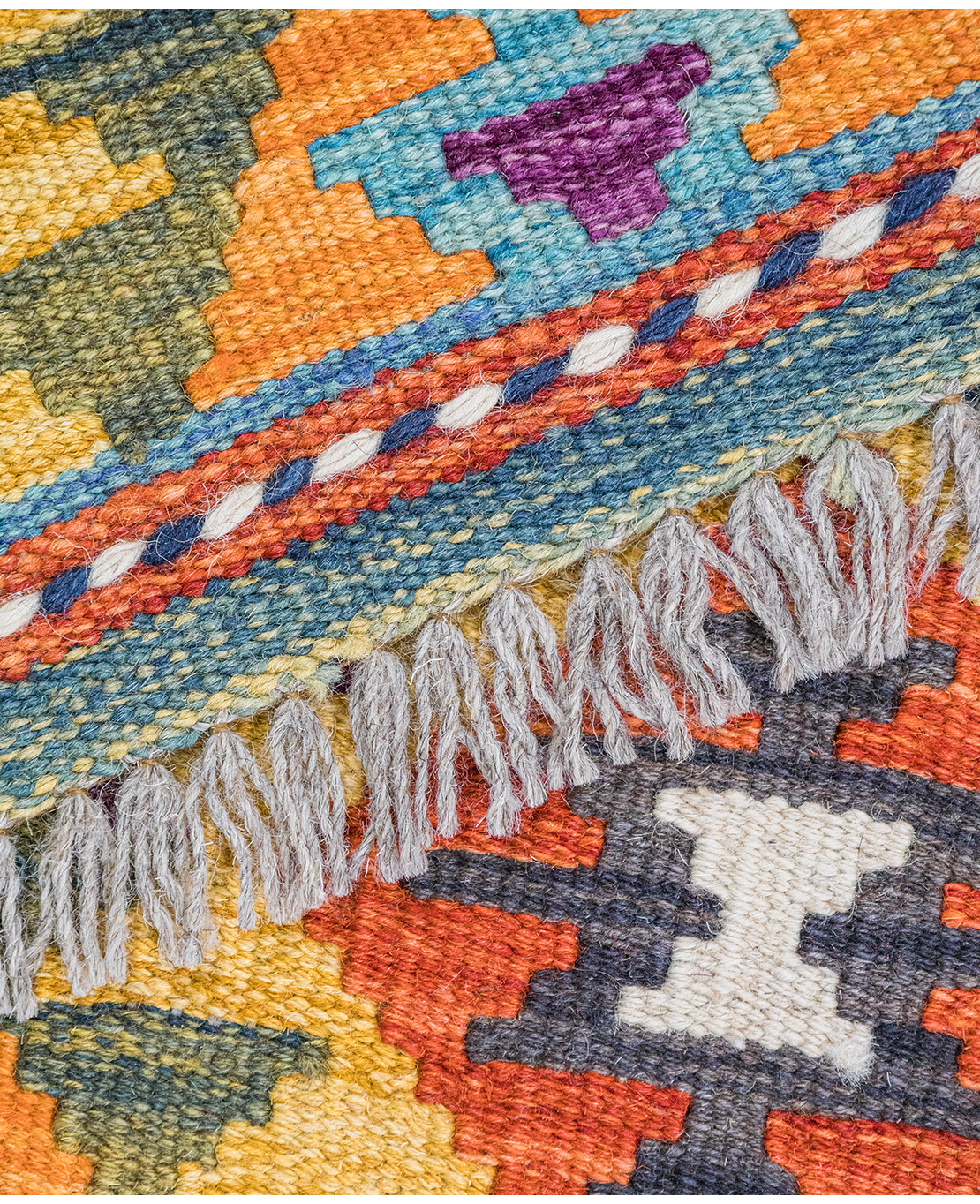 Chobi hand-made wool kilim - Image 3