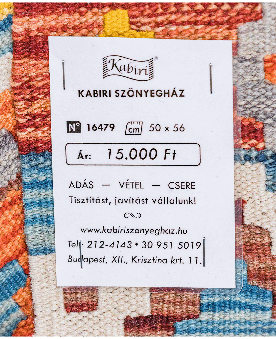 Chobi hand-made wool kilim - Image 4