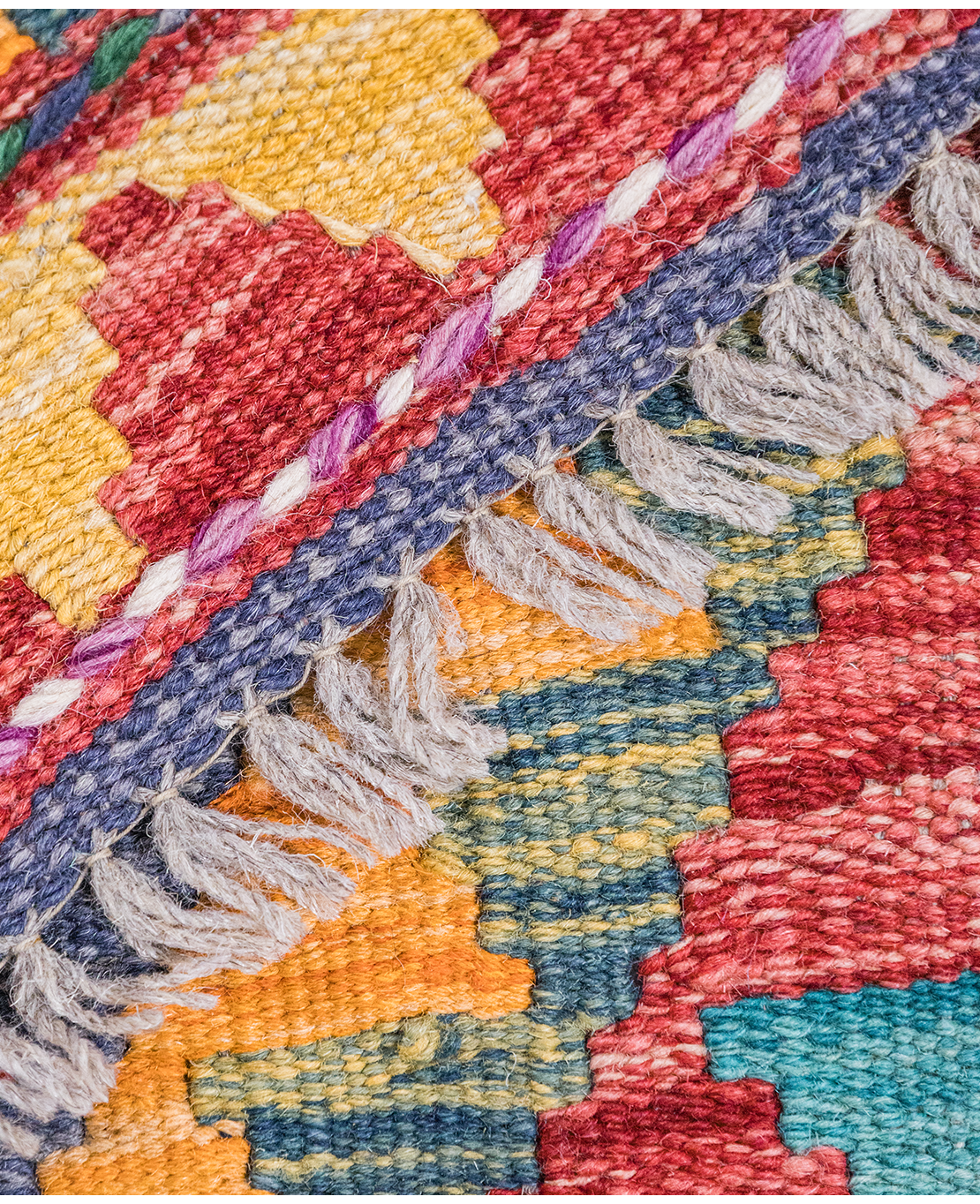 Chobi hand-made wool kilim - Image 3