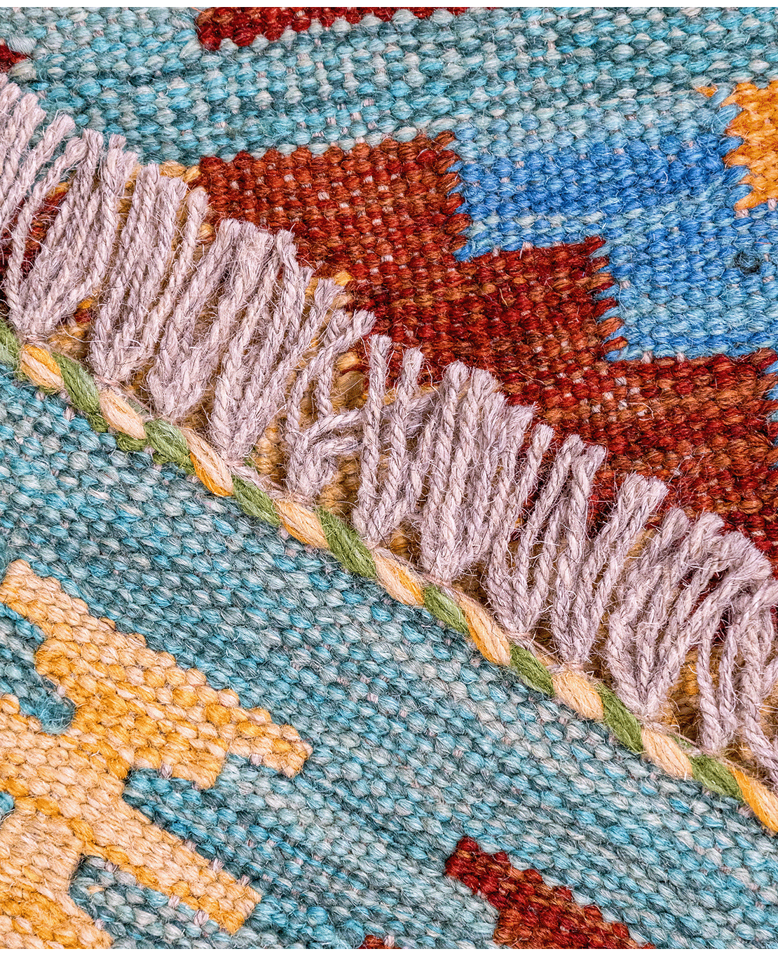 Chobi hand-made wool kilim - Image 3