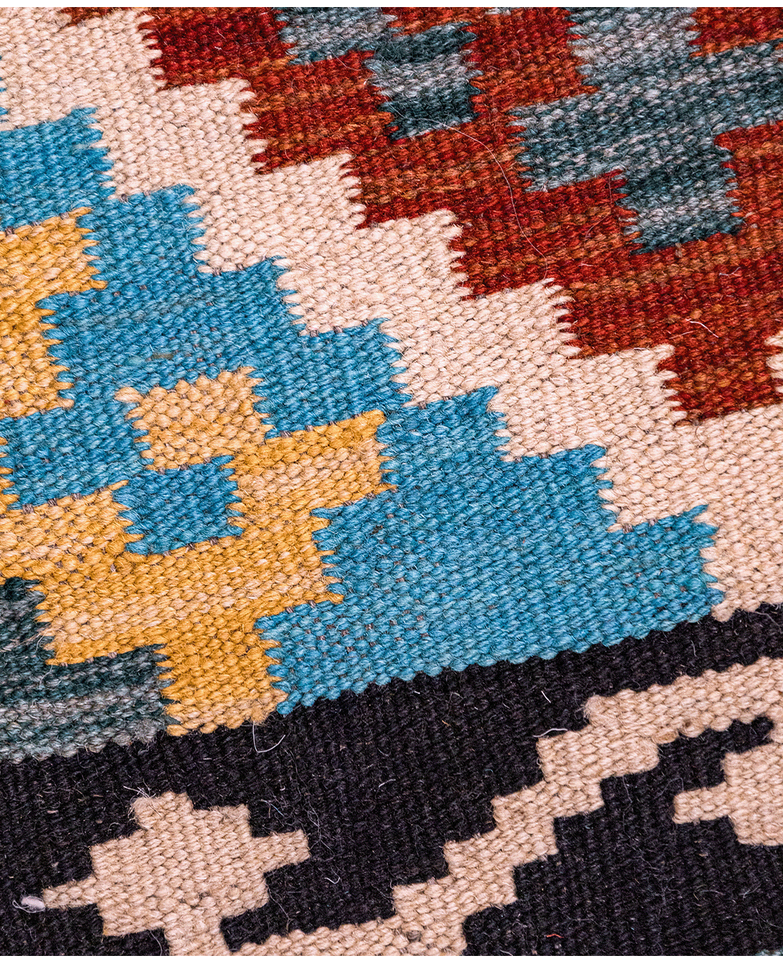Chobi hand-made wool kilim - Image 2