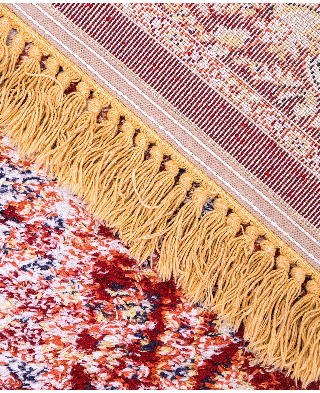 Machine-made rayon rug - Image 4
