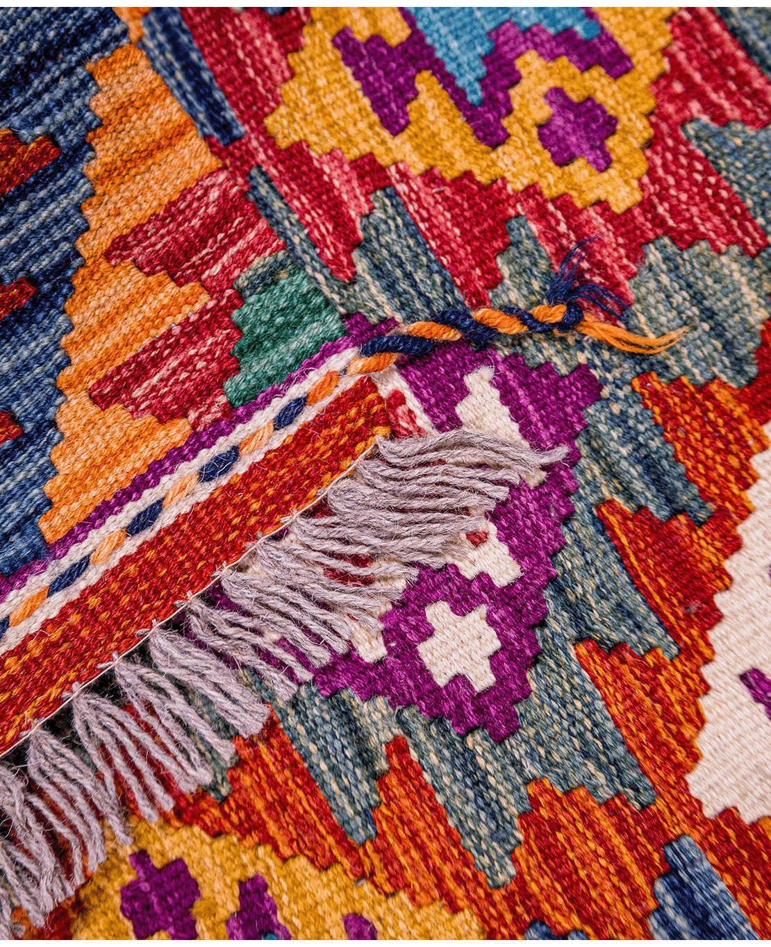 Chobi handwoven wool kilim - Image 3