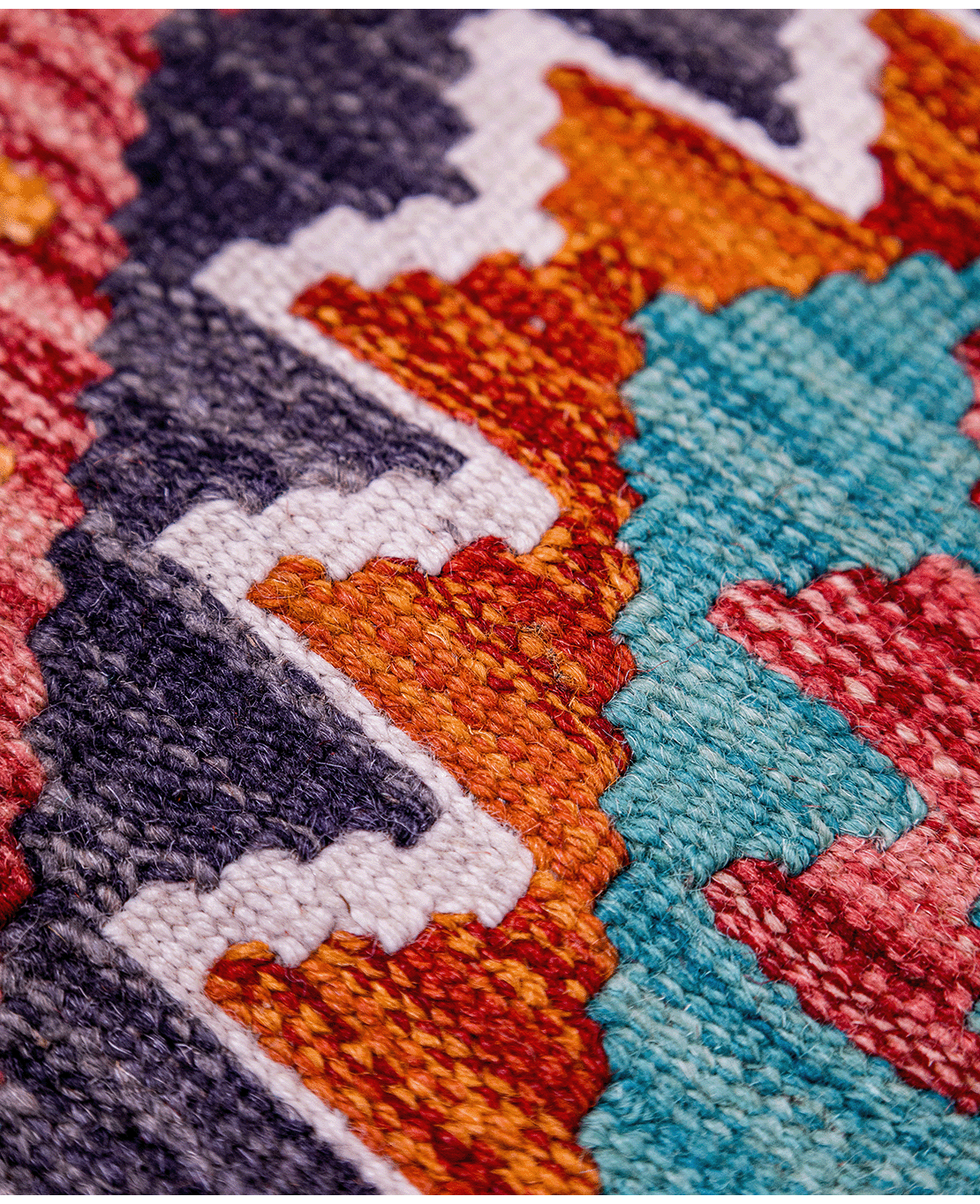 Chobi handwoven wool kilim - Image 2
