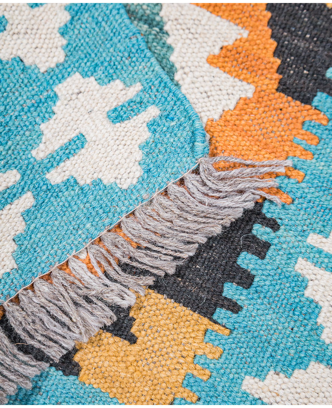 Chobi handwoven wool kilim - Image 3