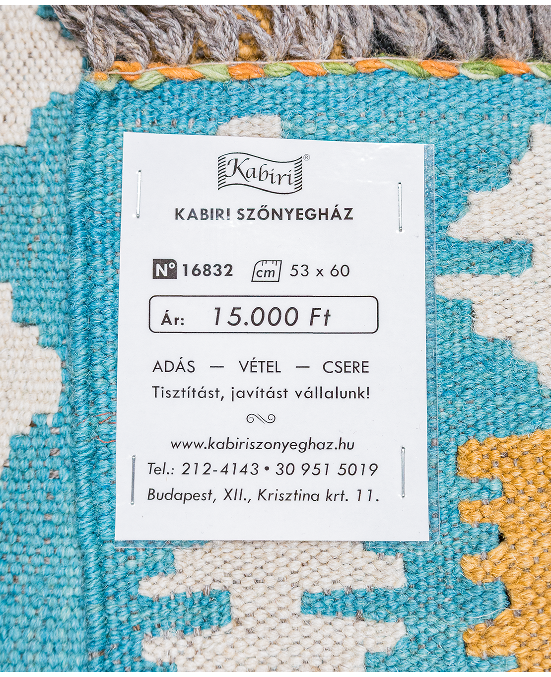 Chobi handwoven wool kilim - Image 4