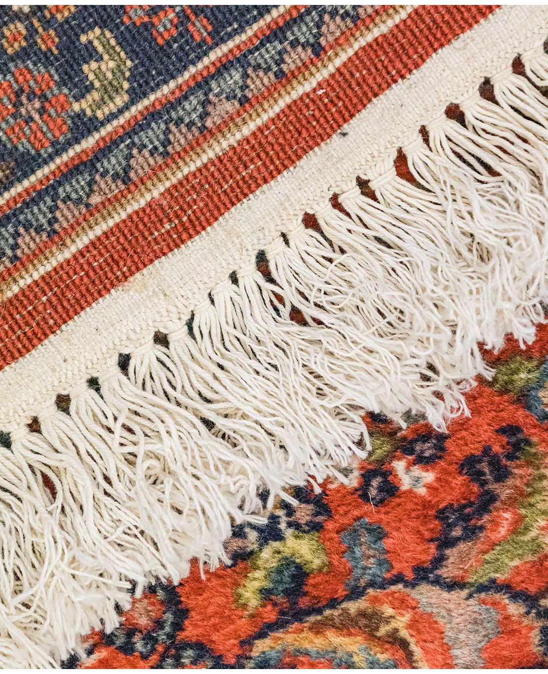 Iranian Hamadan handmade wool rug - Image 4