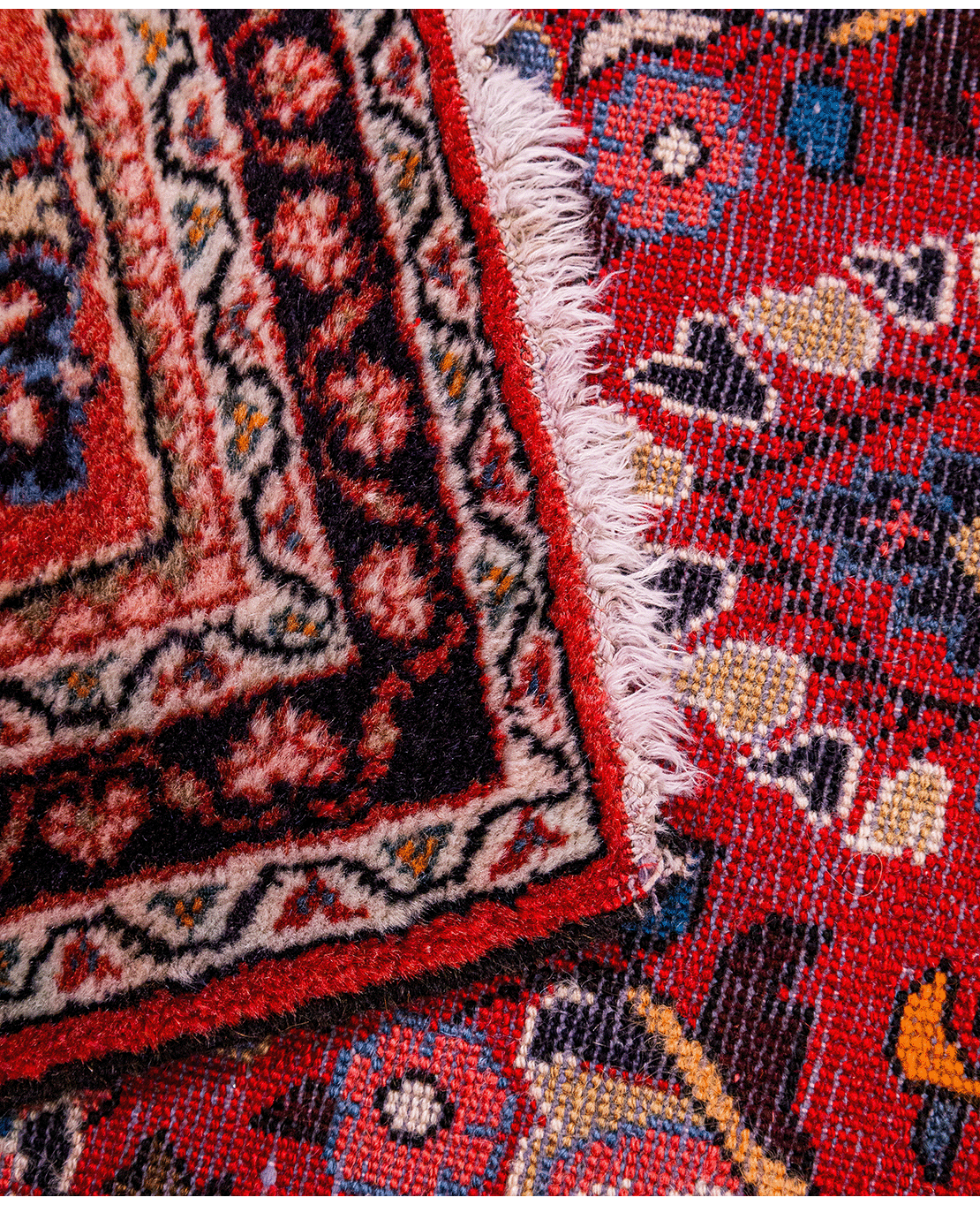 Iranian Hamadan handmade wool rug - Image 2