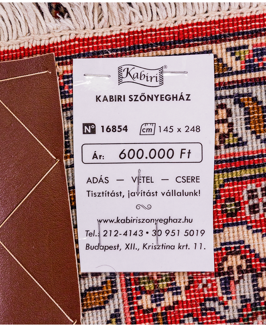 Iranian Bijar hand-knotted wool rug - Image 6