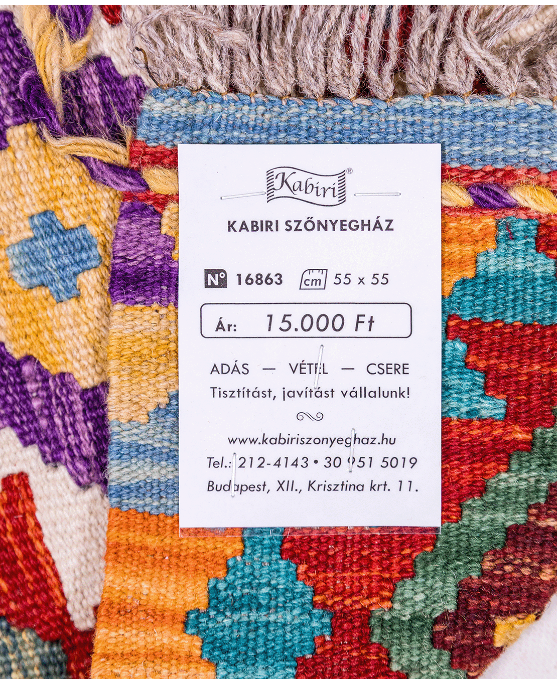 Afghan old style kilim - Image 5