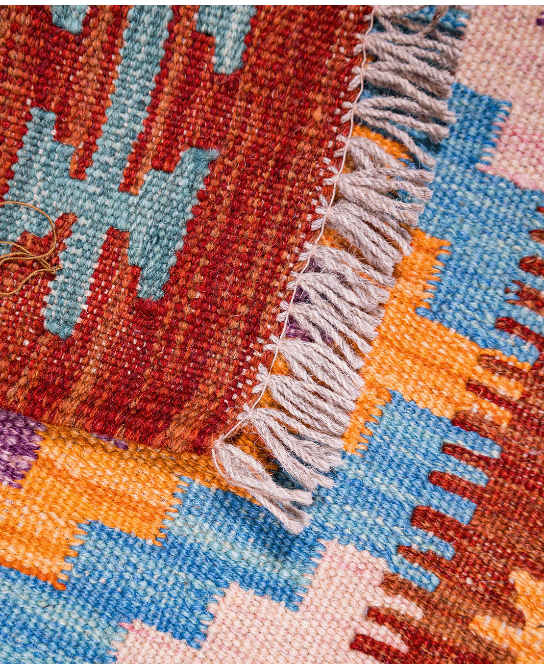 Afghan old style kilim - Image 3