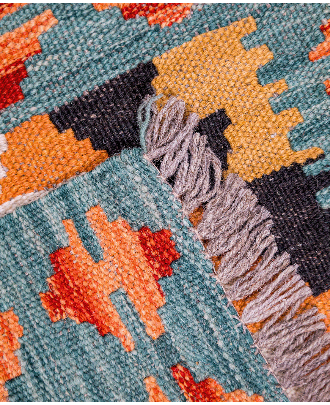 Afghan old style kilim - Image 3