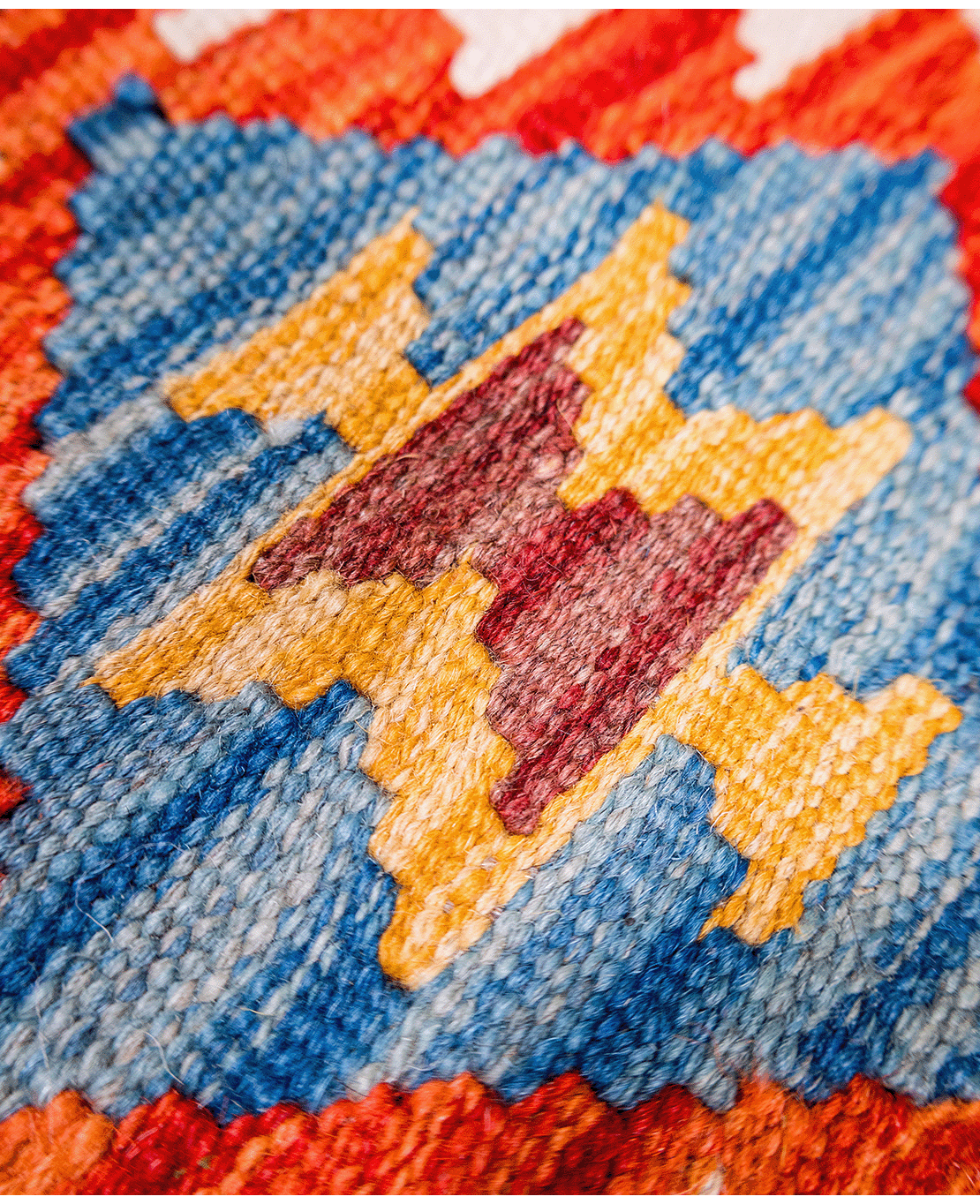 Afghan old style kilim - Image 2