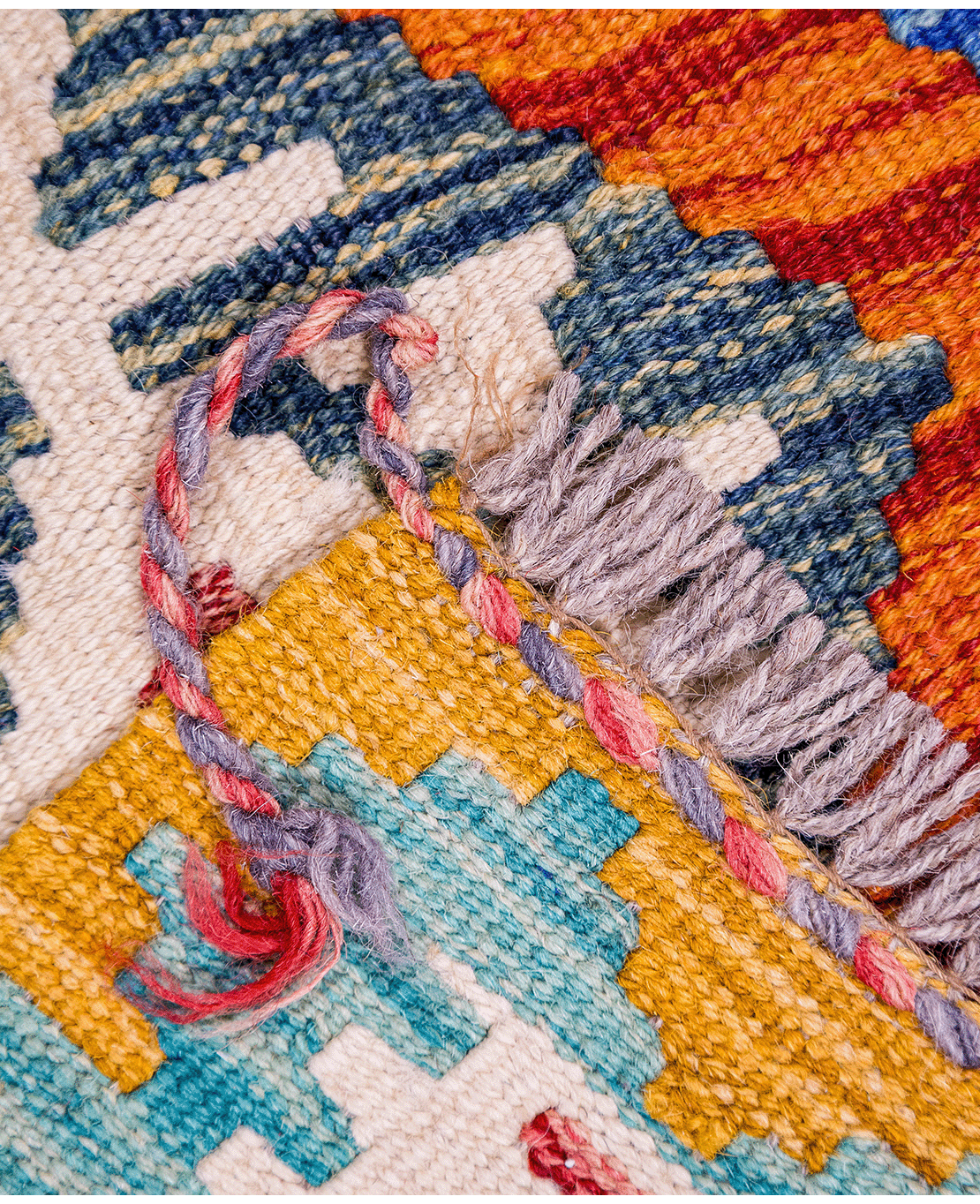 Afghan old style kilim - Image 2