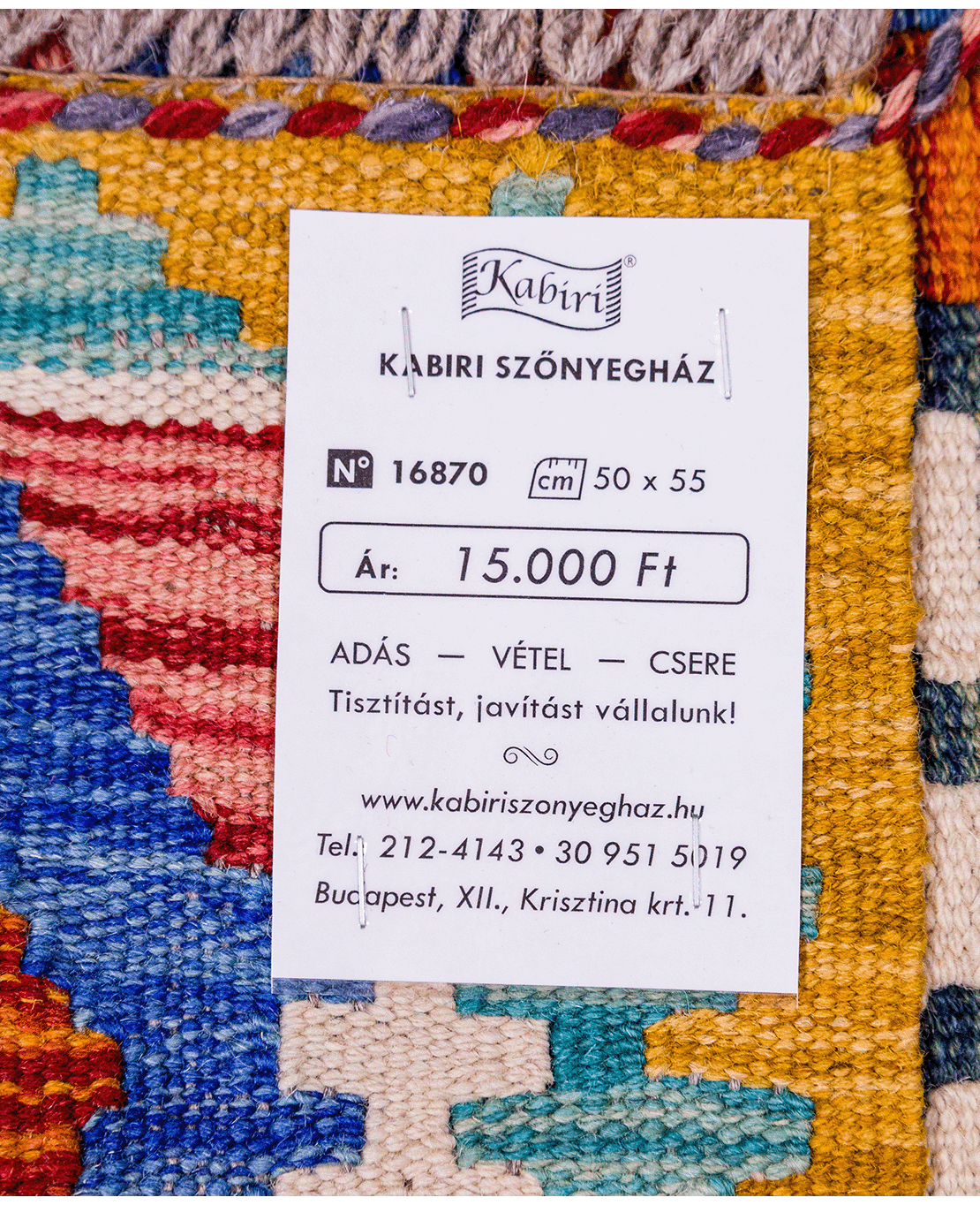 Afghan old style kilim - Image 4