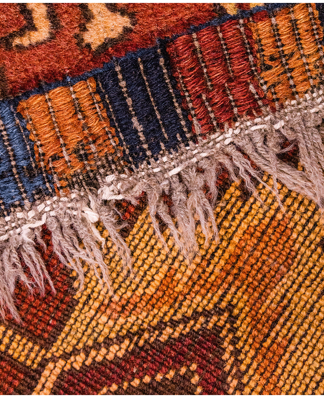 Afghan Kargai hand-knotted wool rug - Image 4