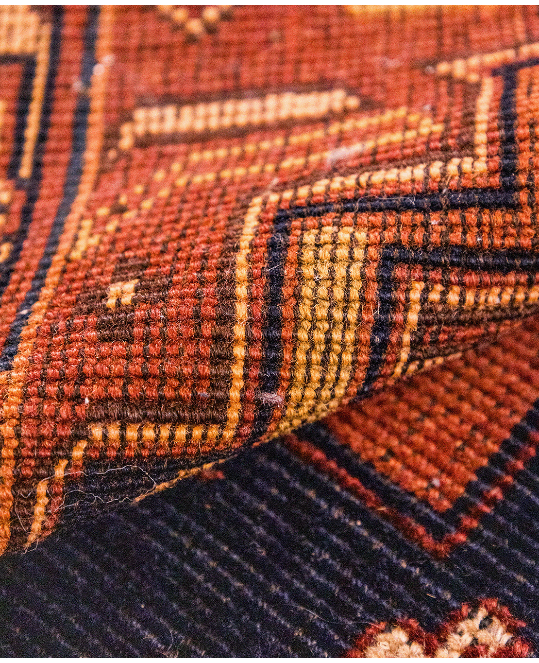 Afghan Kargai hand-knotted wool rug - Image 5