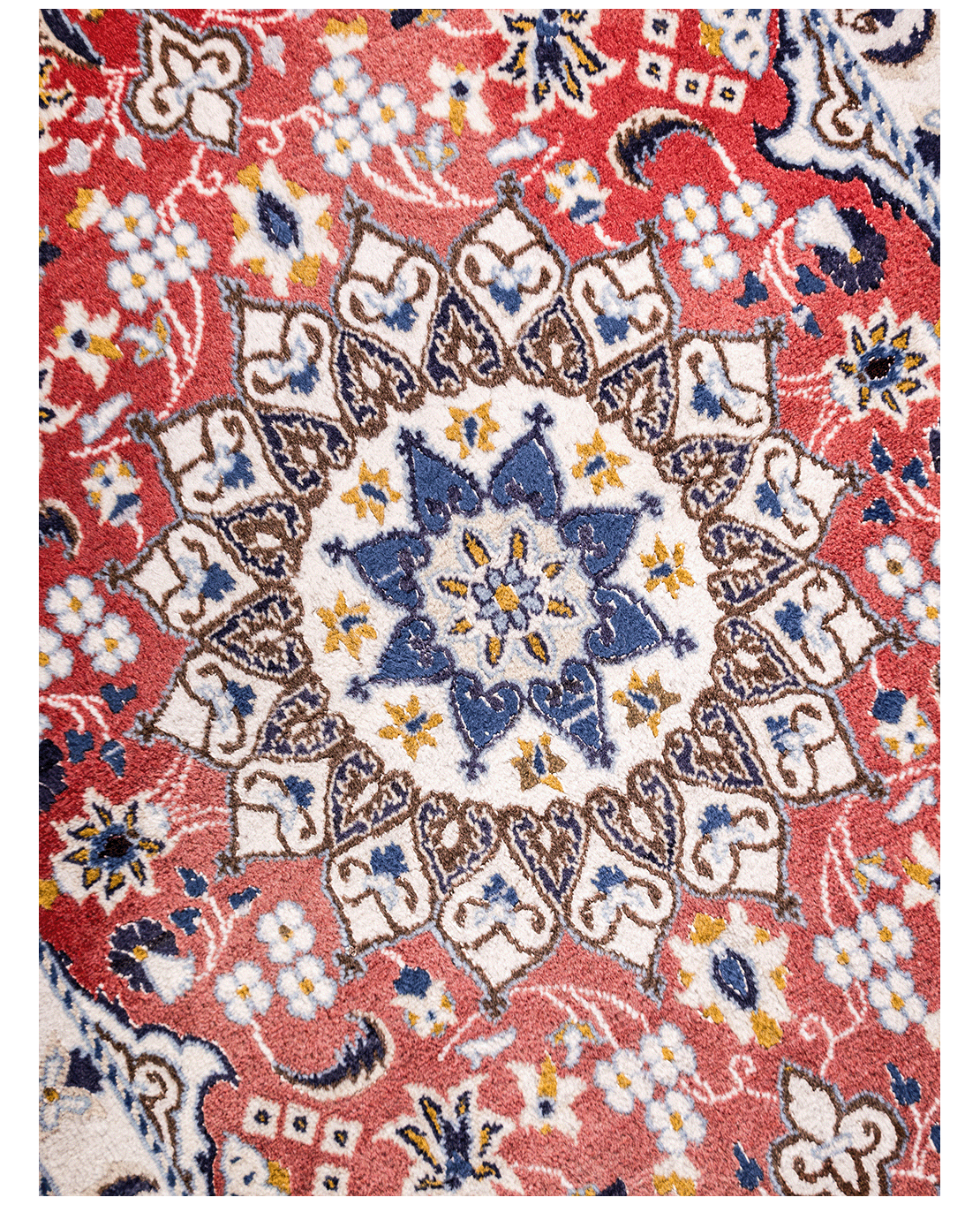 Iranian Nain hand-knotted wool rug - Image 3