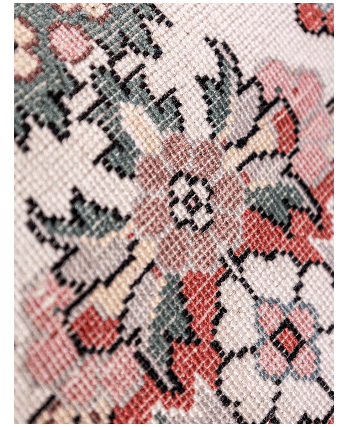 Indian Kashmiri handmade silk rug - Image 5