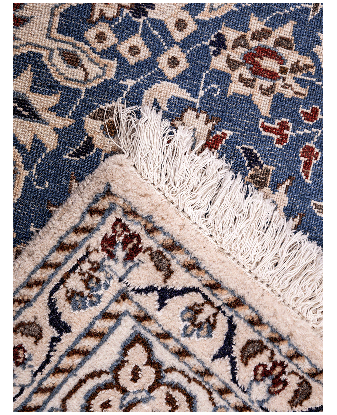 Iranian Nain hand-knotted wool rug - Image 2