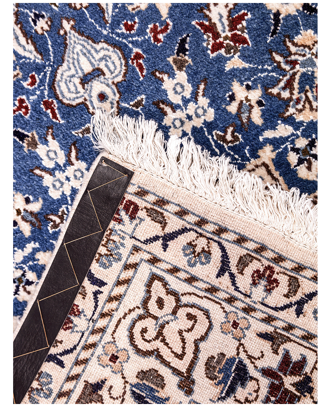 Iranian Nain hand-knotted wool rug - Image 4
