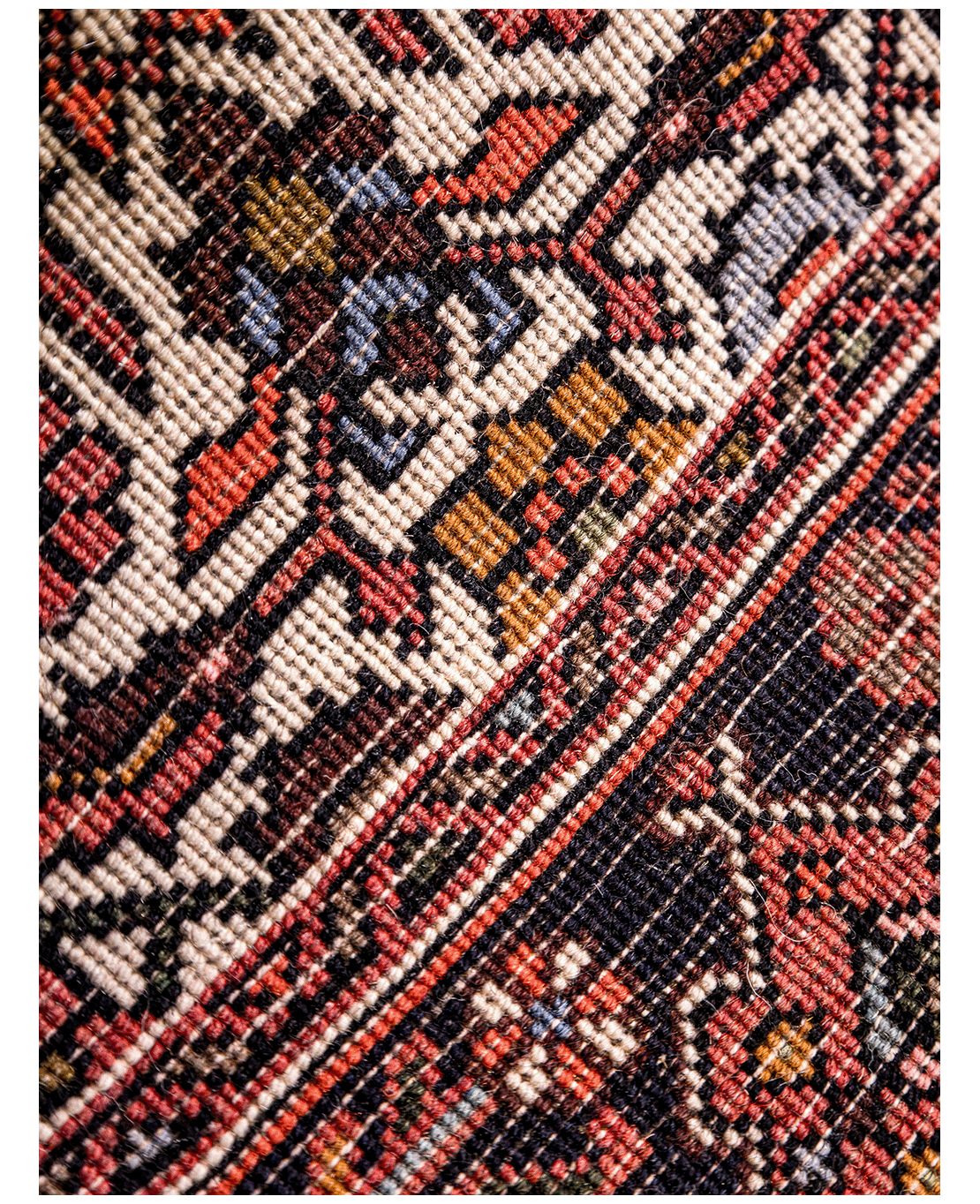 Iranian Bijar Tagab handmade wool rug - Image 4