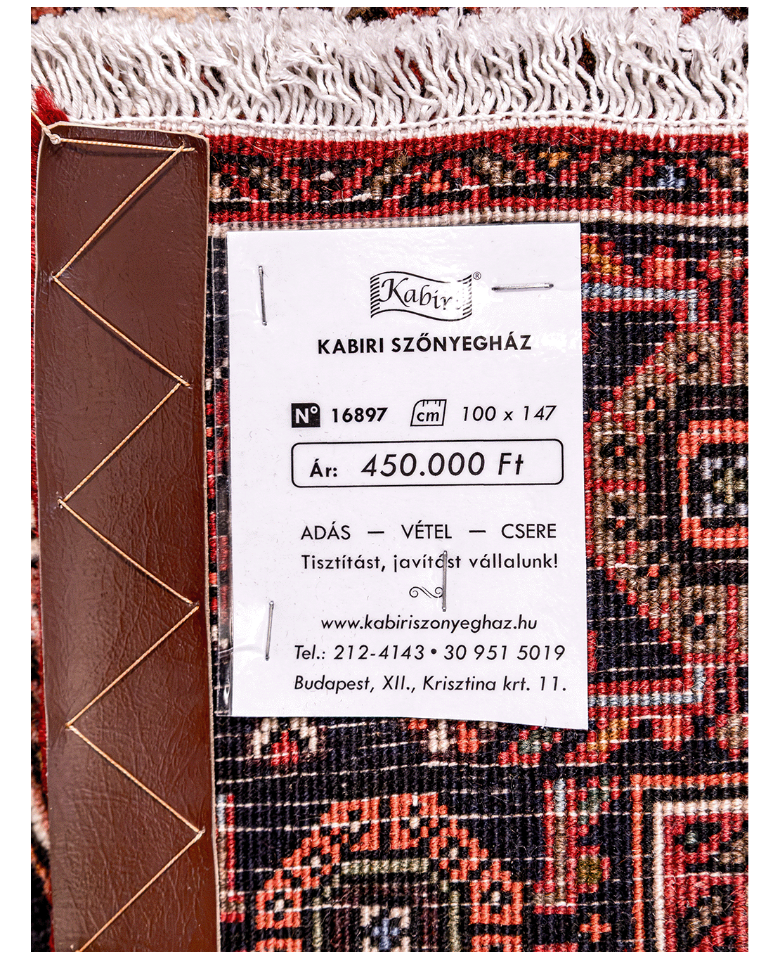 Iranian Bijar Tagab handmade wool rug - Image 6