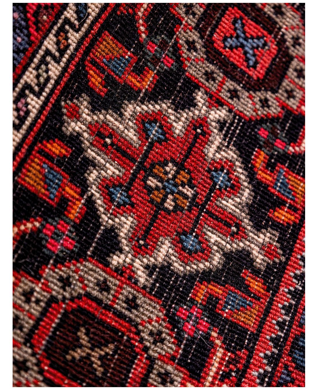 Iranian Bijar Tagab handmade wool rug - Image 5