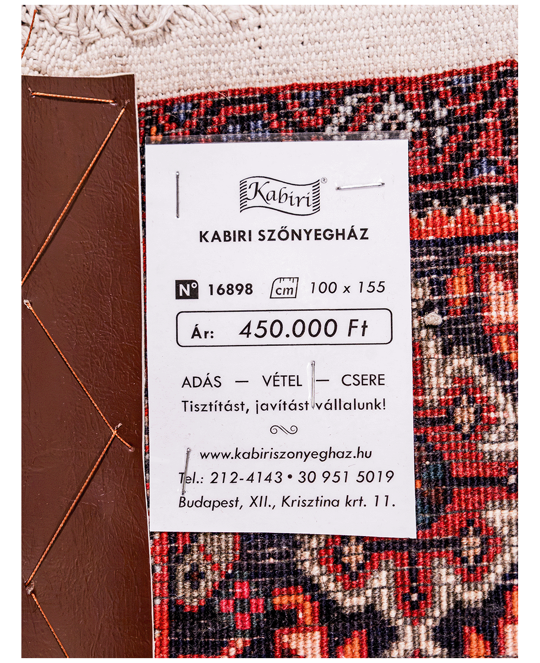 Iranian Bijar Tagab handmade wool rug - Image 6