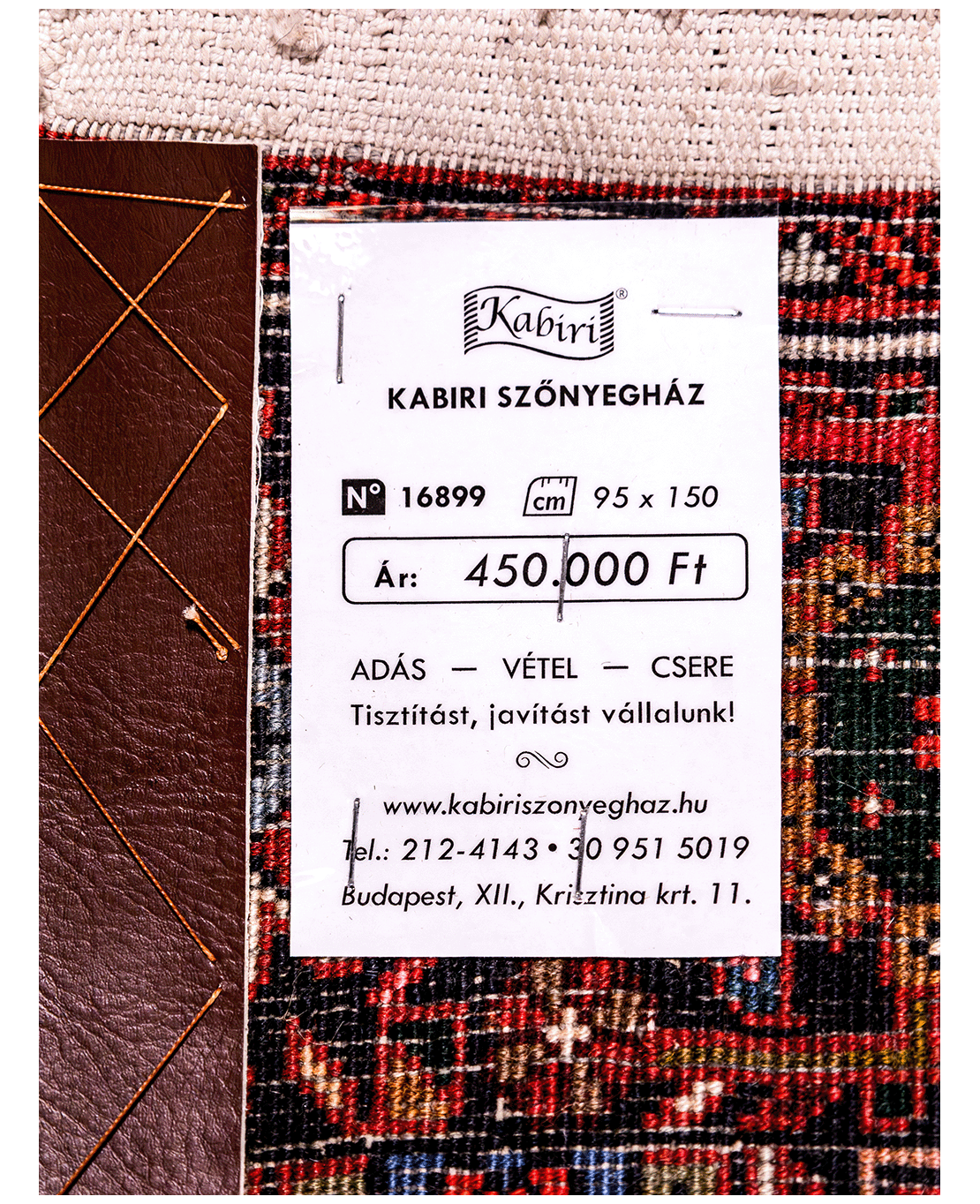 Iranian Bijar Tagab handmade wool rug - Image 6