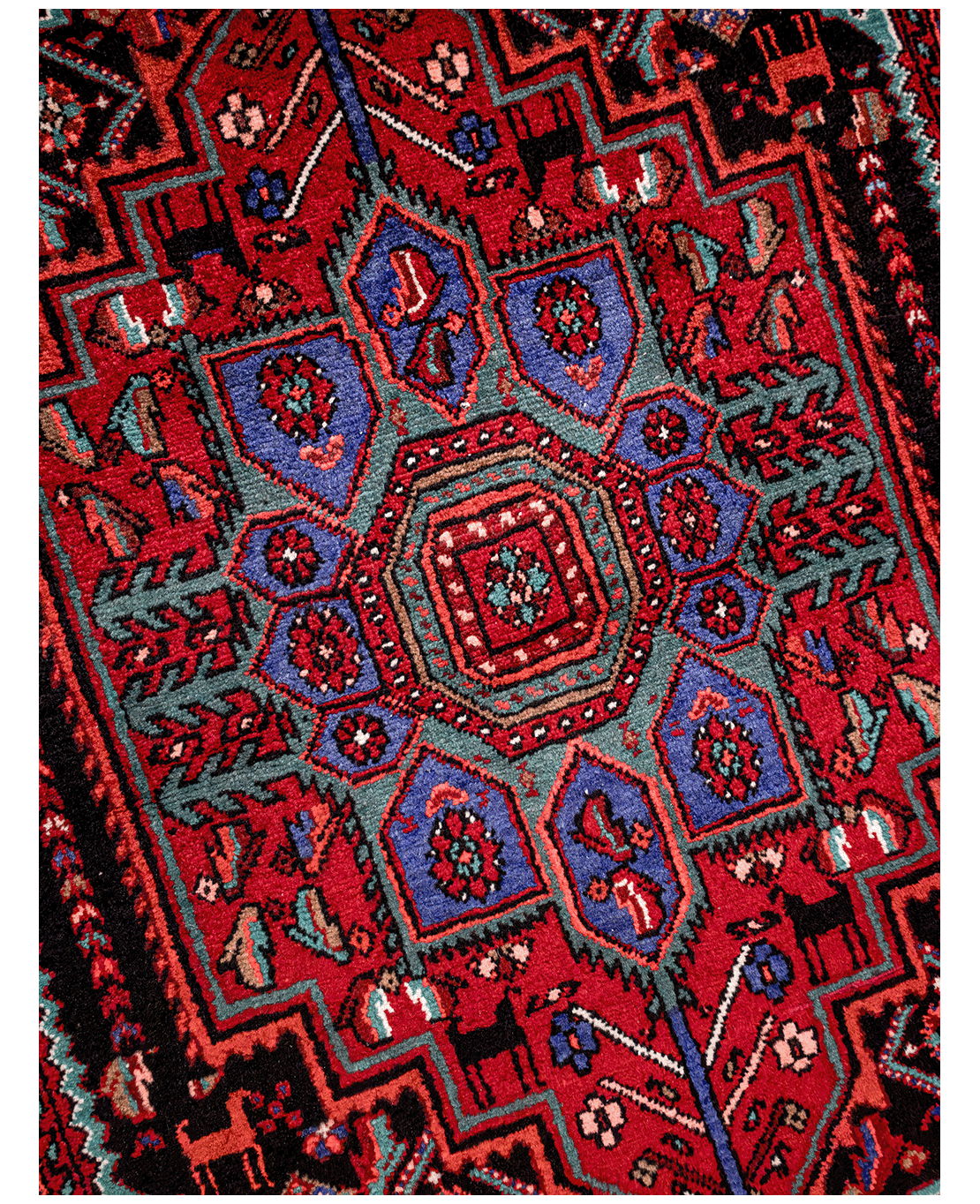 Iranian Bijar Tagab handmade wool rug - Image 3