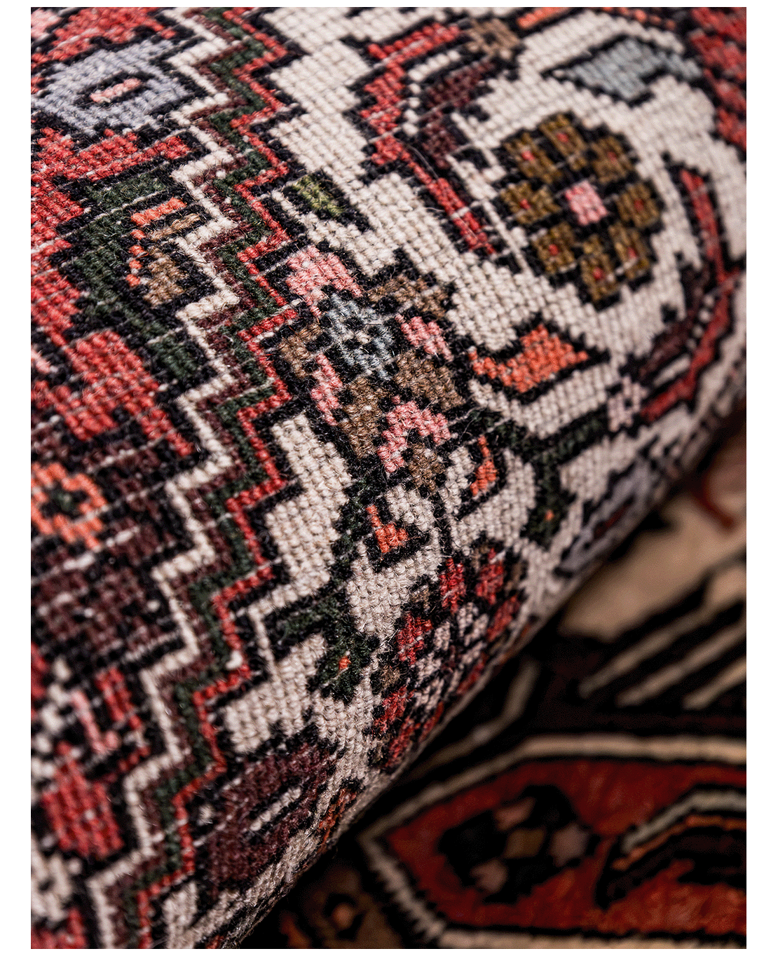 Iranian Bijar Tagab handmade wool rug - Image 5