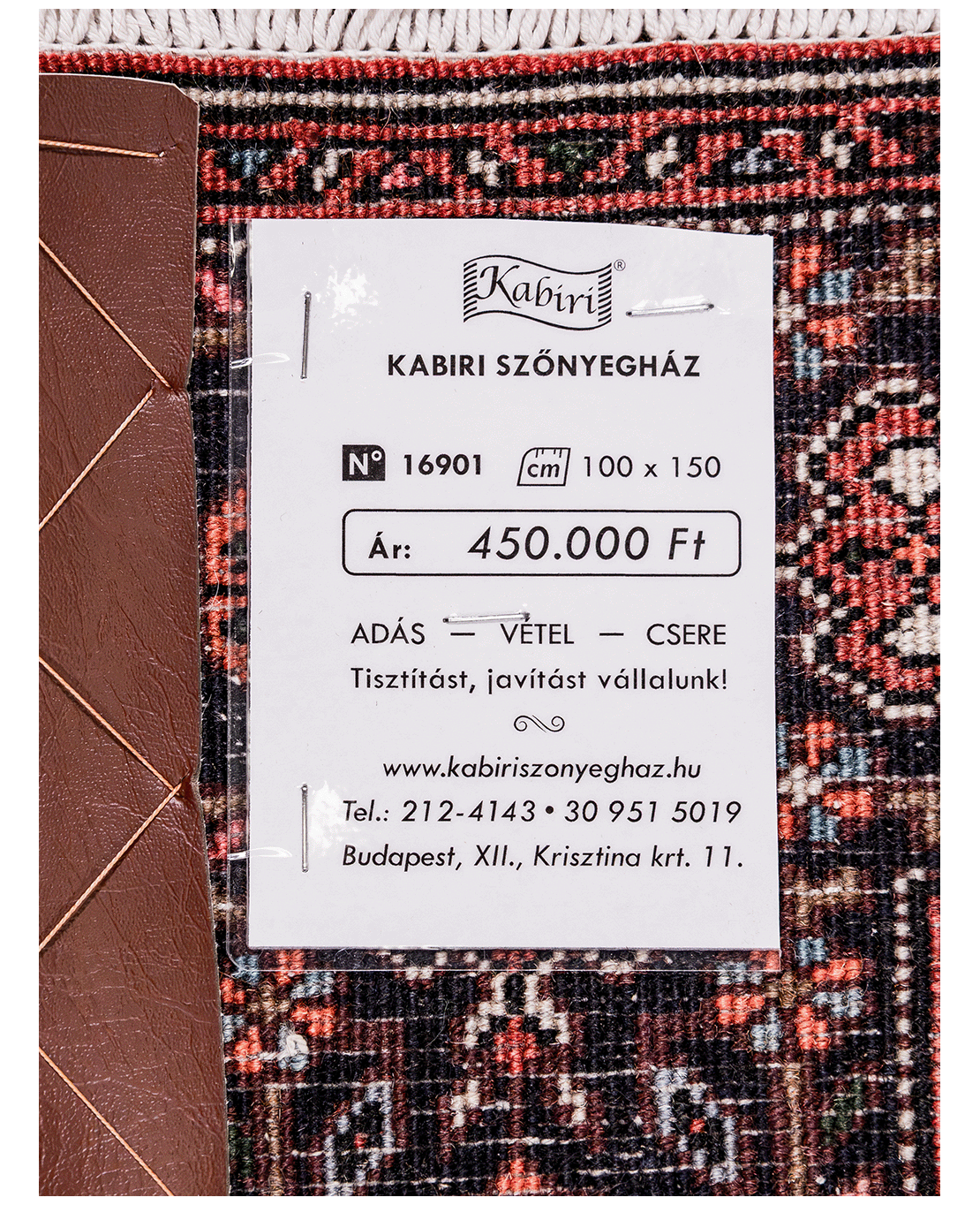 Iranian Bijar Tagab handmade wool rug - Image 6