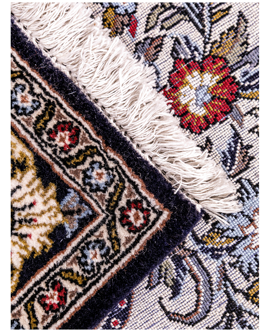 Iranian Kerman handmade wool rug - Image 2