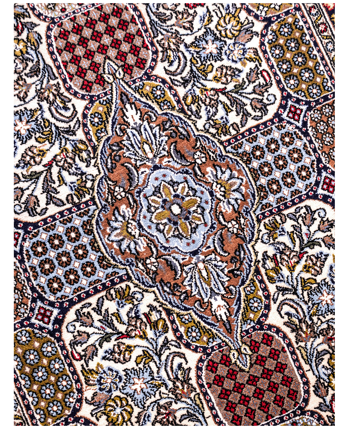 Iranian Kerman handmade wool rug - Image 3