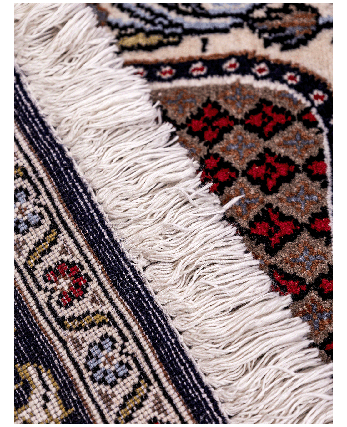Iranian Kerman handmade wool rug - Image 4